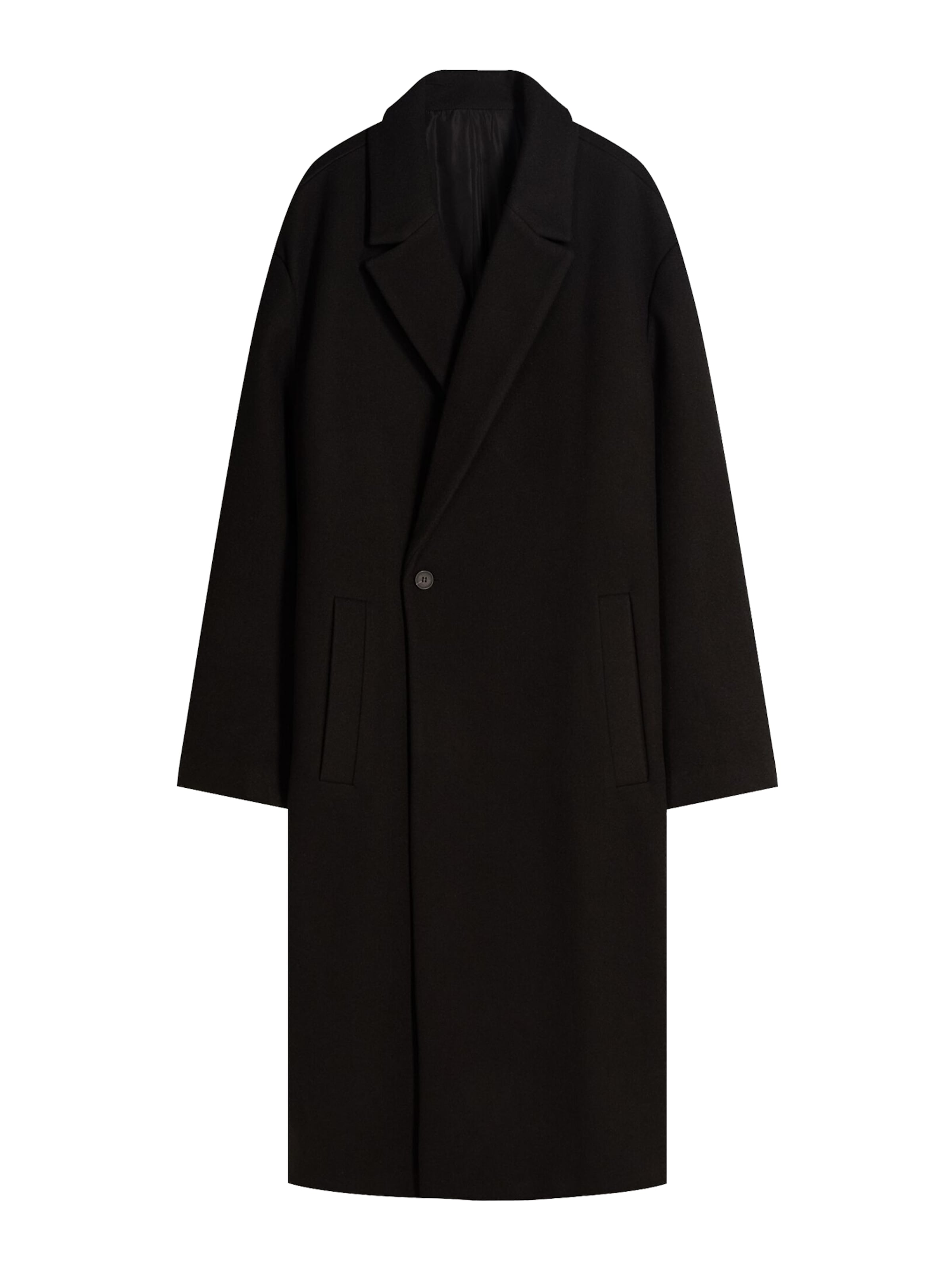 Bershka Övergångsrock i svart: framsida