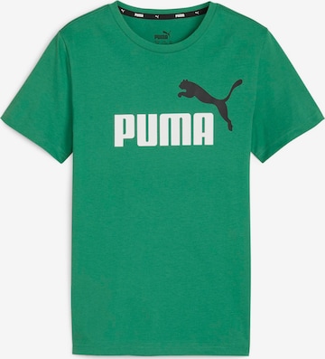 PUMA قميص 'Essential' بلون أخضر: الأمام