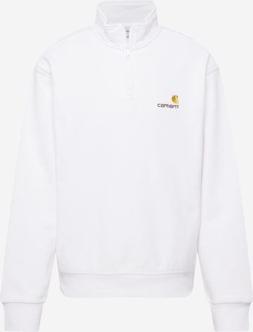 Sweat-shirt Carhartt WIP en blanc : devant