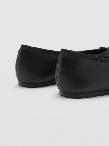 MANGO KIDS Ballerina's 'Elise' in Zwart