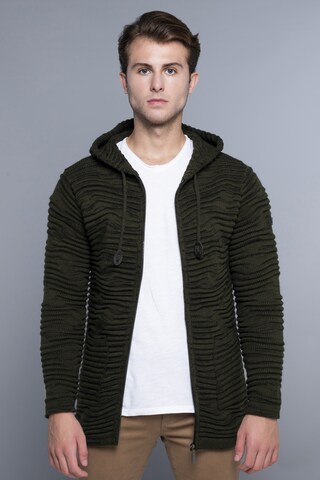 CARISMA Knit cardigan in Green: front
