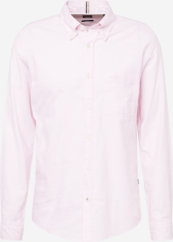 BOSS Black Regular fit Overhemd 'ROAN' in Roze: voorkant