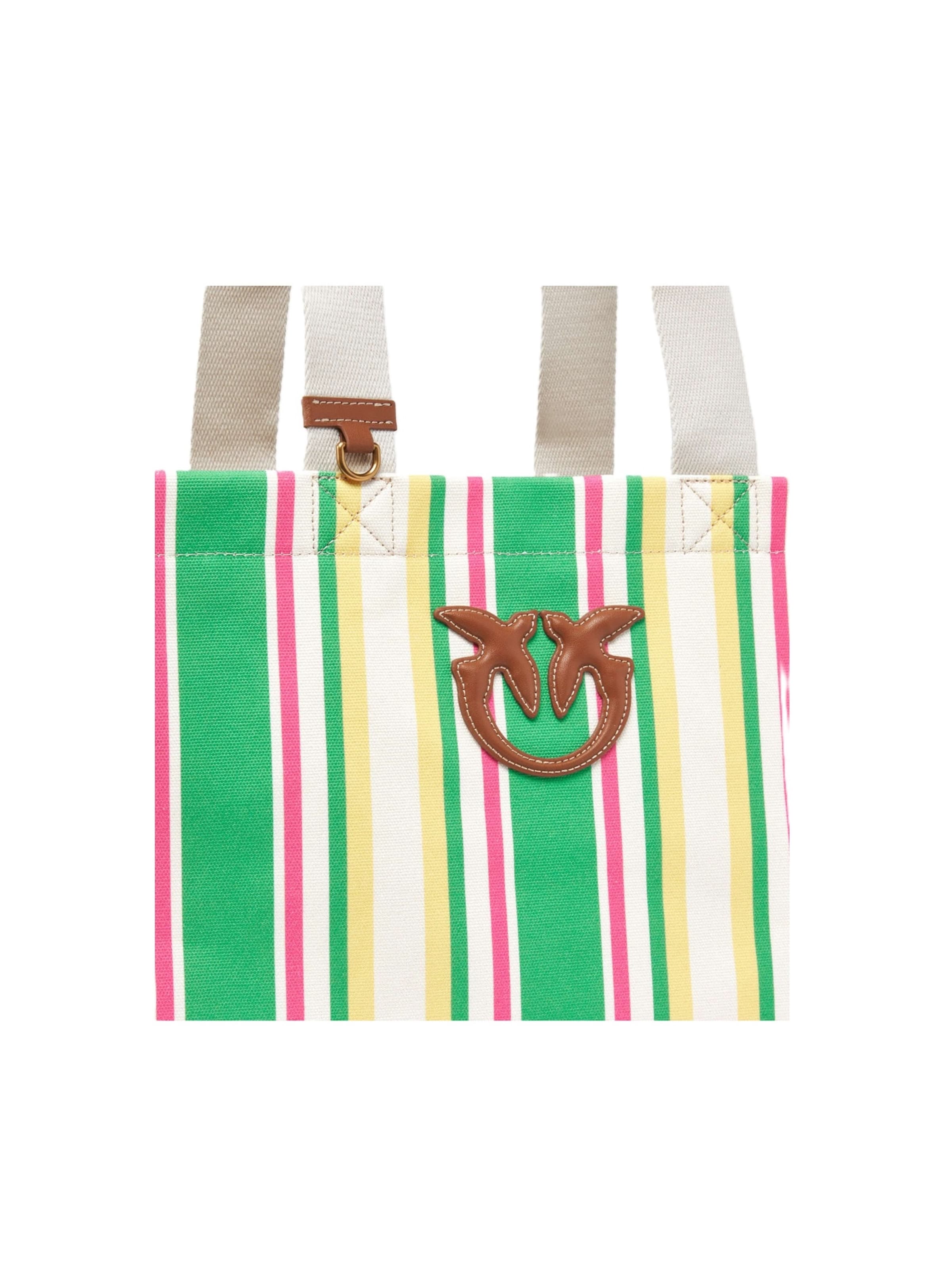 Borsa a spalla '104754 A2G5' di PINKO in verde