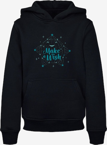 ABSOLUTE CULT Sweatshirt 'Wish - Make A Wish' in Zwart: voorkant