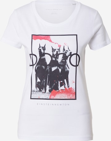 EINSTEIN & NEWTON T-Shirt 'Dogo' in Weiß: predná strana