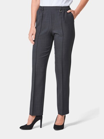 Regular Pantalon 'Martha' Goldner en gris : devant