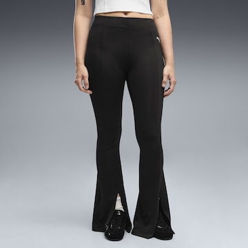 évasé Leggings 'Essentials' PUMA en noir : devant