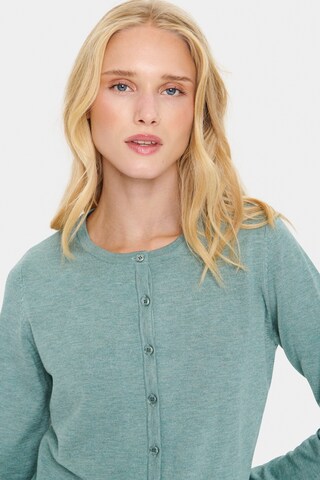 SAINT TROPEZ Strickjacke in Grün
