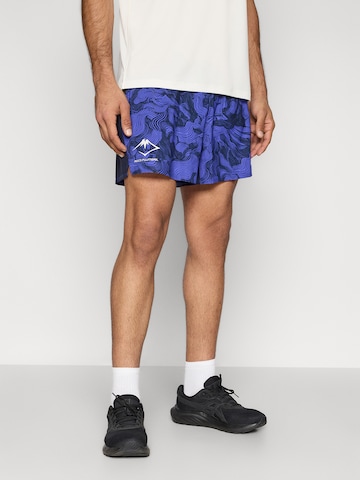 ASICS - regular Pantalón deportivo 'FUJITRAIL' en azul: frente