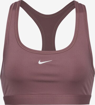 Reggiseno sportivo di NIKE in lilla: frontale