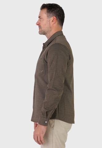 T-Shirt 'Peter Maffein' Kleinigkeit en marron