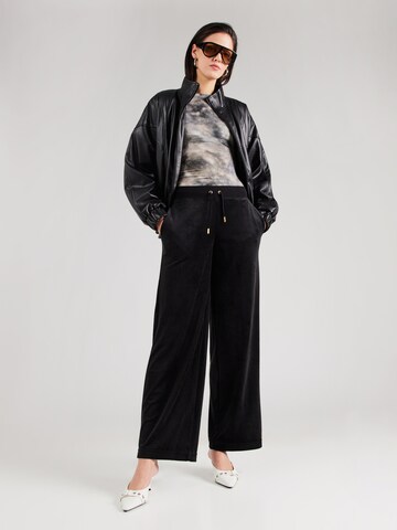 Juicy Couture Широкий Штаны 'FORSTON' в Черный