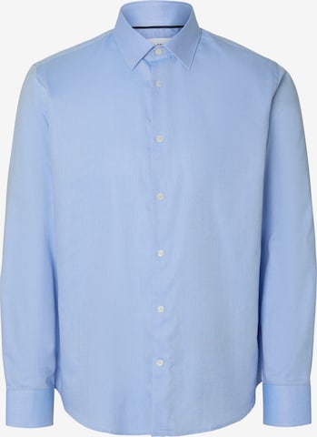 Chemise 'SLHSLIMCLARK' SELECTED en bleu : devant