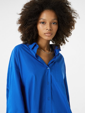 Chemisier Bershka en bleu