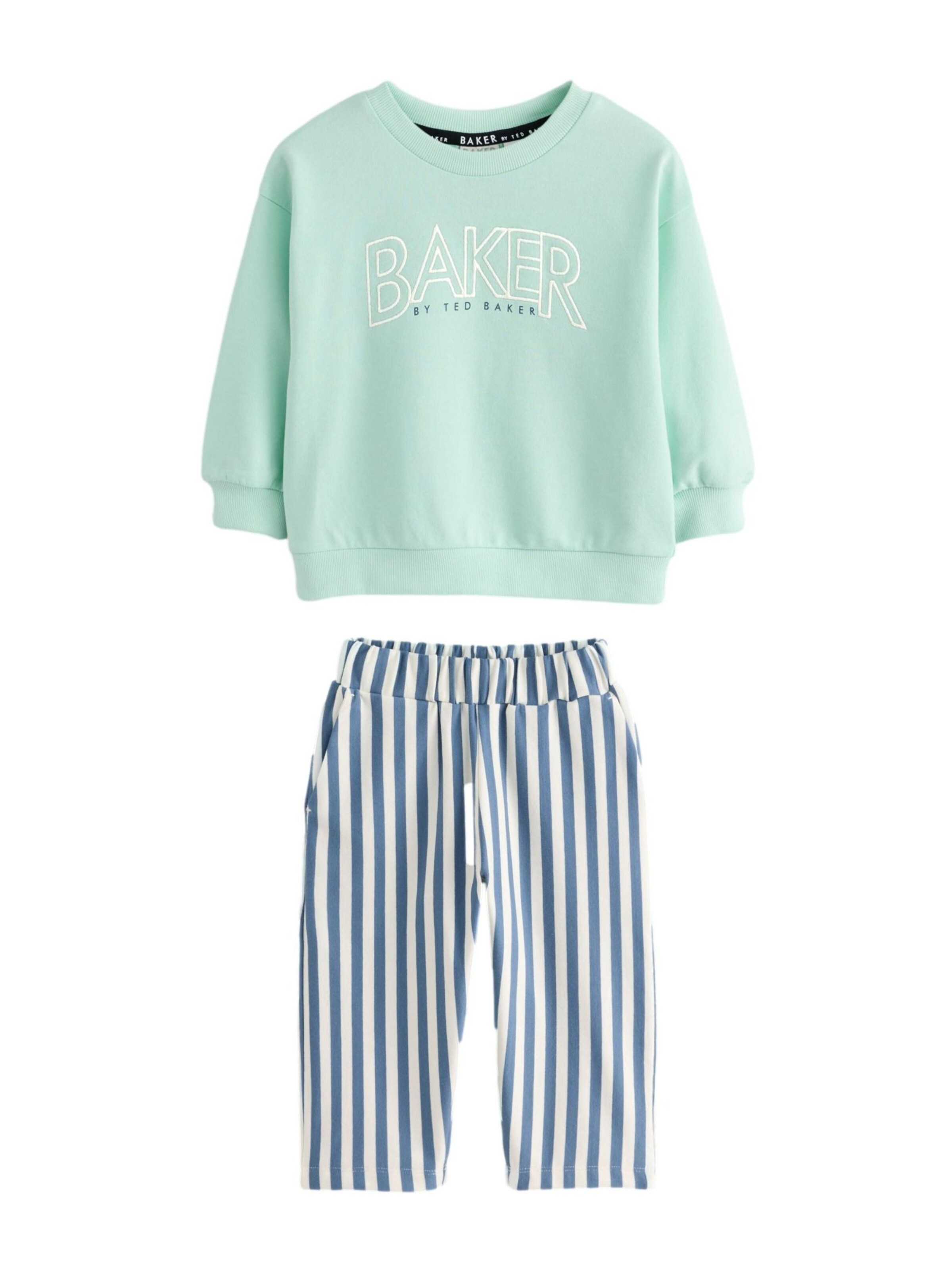 Baker by Ted Baker Σετ σε 92 σε μπλε ρουά / μέντα / λευκό, Άποψη προϊόντος