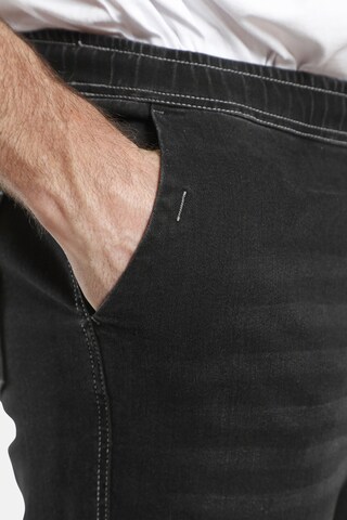 Charles Colby Loosefit Schlupfjeans ' Baron Tecel ' in Schwarz