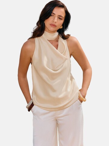 Friends Like These Bluse in Beige: Vorderseite