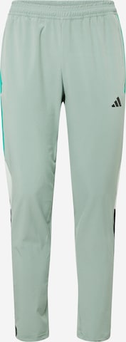 ADIDAS PERFORMANCE Regular Sports trousers 'Colorblock 3-Stripes' in Green: front