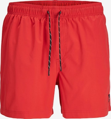 JACK & JONES - Bermudas 'JPSTMaui' en rojo: frente