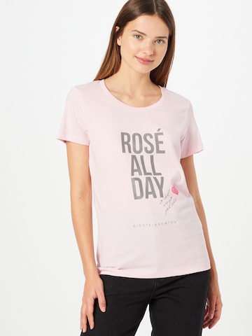 EINSTEIN & NEWTON T-Shirt 'Rose all day' in Pink: predná strana