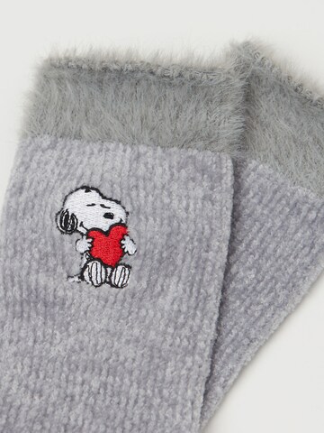 CALZEDONIA Socken 'PEANUTS | SNOOPY' in Grau