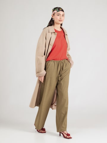 JDY Bő szár Nadrág 'JDYNINA' - zöld