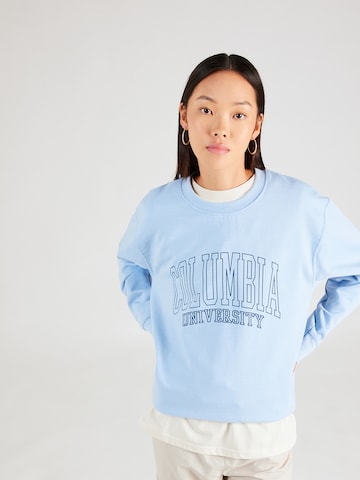 Nasty Gal Sweatshirt 'Columbia' in Blauw