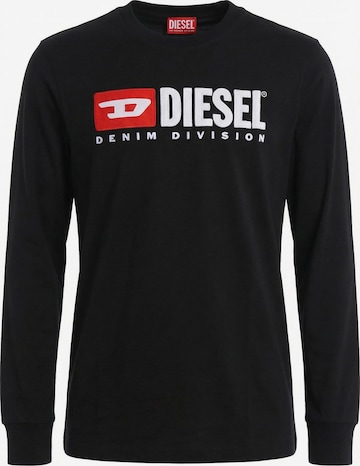 Maglietta 'T-JUST-LS-DIV' di DIESEL in nero: frontale
