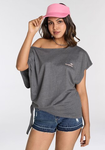 KangaROOS Shirt in Grey: front