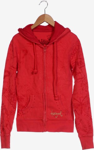 Desigual Sweatshirt & Zip-Up Hoodie in M in Red: front