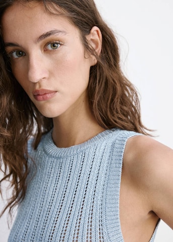 MANGO Knitted dress 'Blues' in Blue