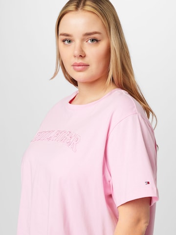 Tommy Hilfiger Curve Koszulka w kolorze różowy