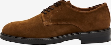 SELECTED HOMME Lace-up shoe 'Blake' in Brown: front