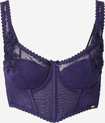 Bustier Soutien-gorge Dorina en violet : devant