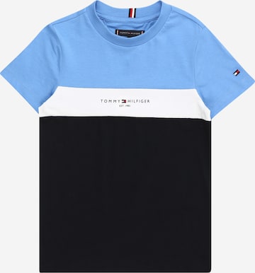 TOMMY HILFIGER Shirt 'ESSENTIAL' in Blauw: voorkant