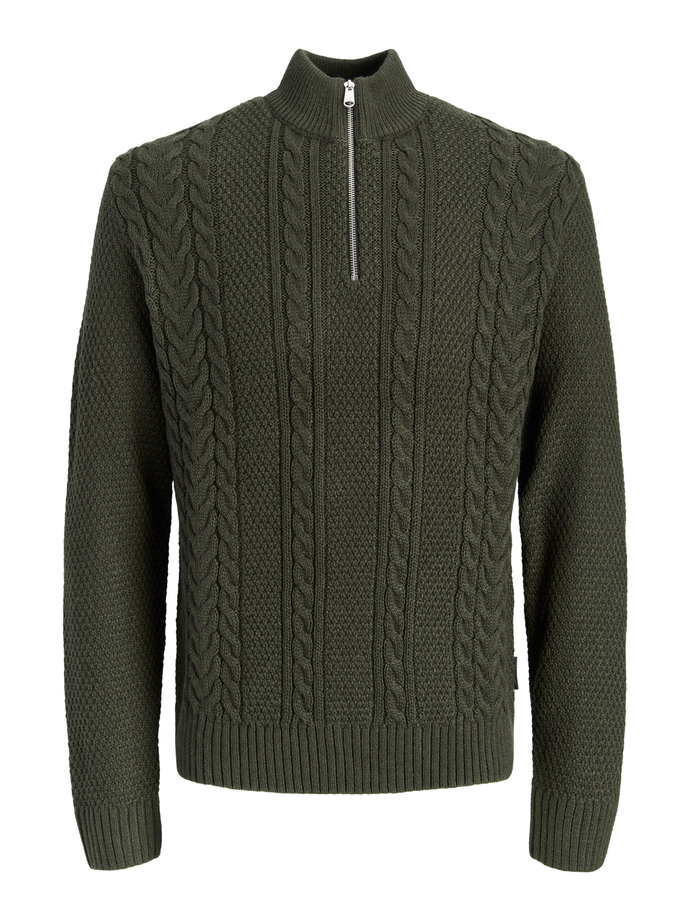 JACK & JONES Pullover 'JJJAMES' in Grün: Vorderseite