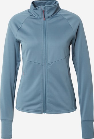 ONLY PLAY Athletic Zip-Up Hoodie 'Jetta' in Blue: front