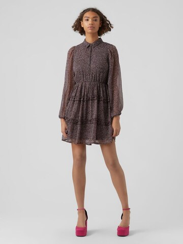 VERO MODA Blousejurk in Bruin