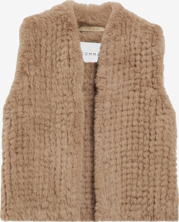 Gilet COMMA en marron : devant