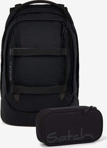 Satch Rucksack in Schwarz: Vorderseite