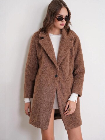MixRay Between-Seasons Coat in Brown