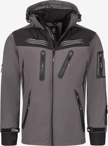 Rock Creek Outdoorjacke in Grau: predná strana