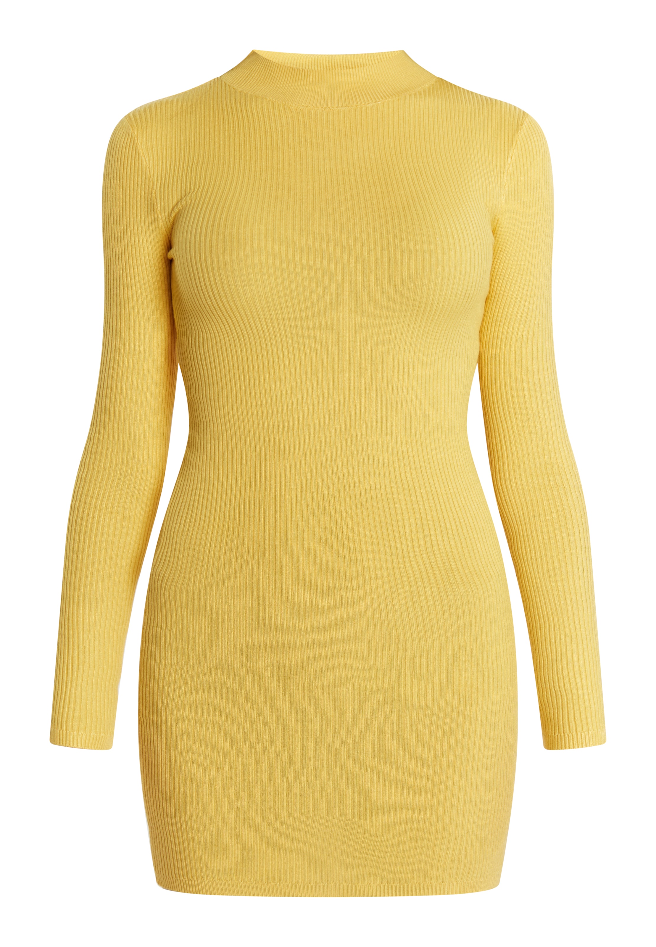 MYMO - Vestido de punto 'Biany' en amarillo: frente