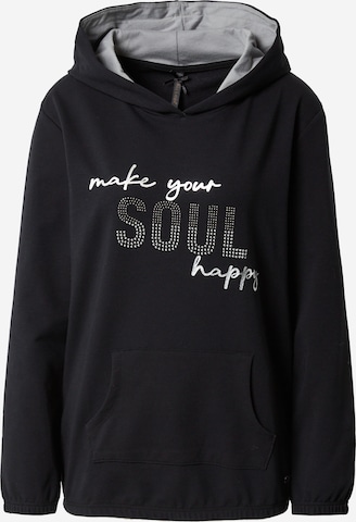 Sweat-shirt Key Largo en noir : devant