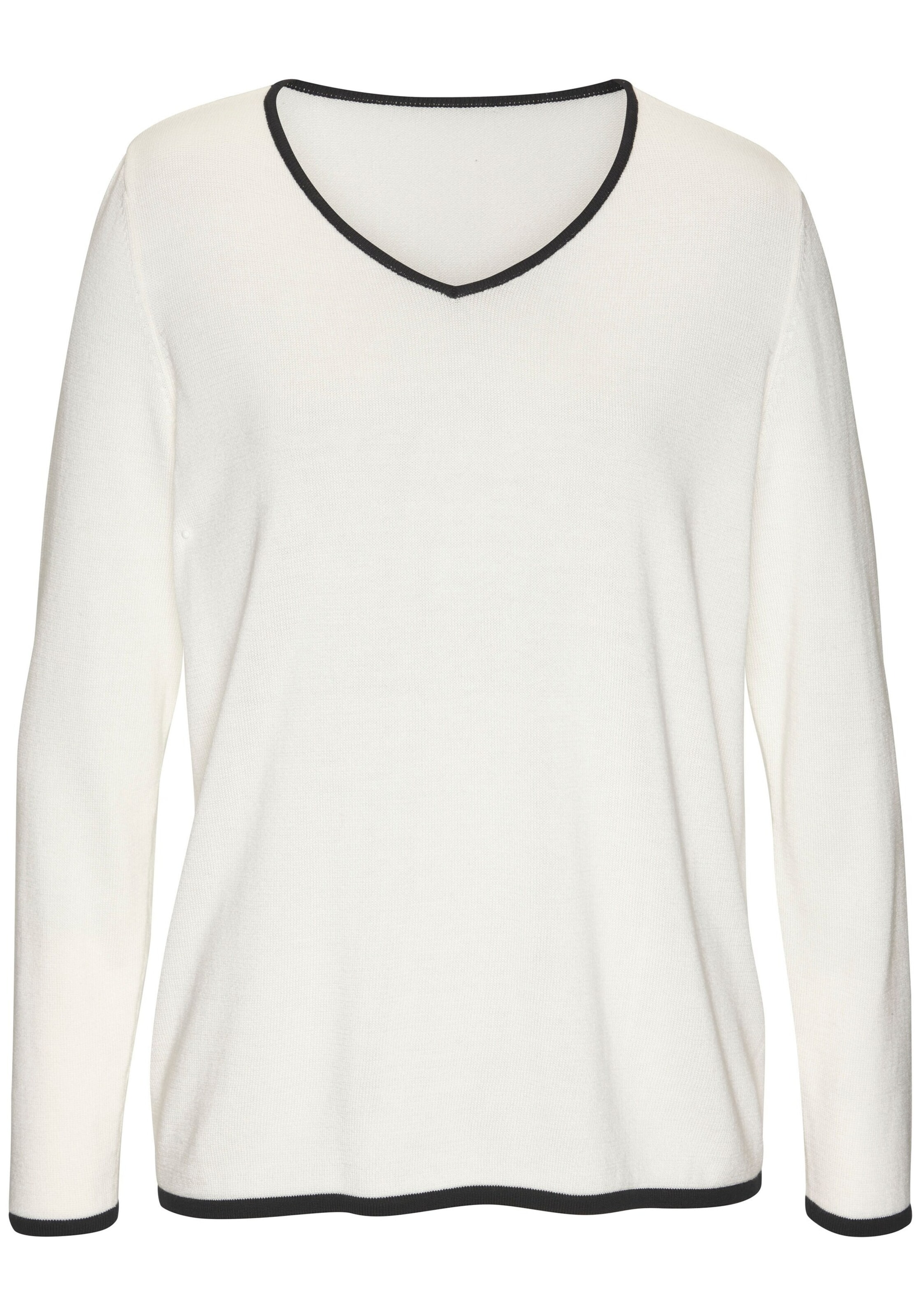 VIVANCE Sweter w kolorze biały: przód