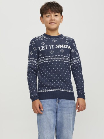 Jack & Jones Junior Sweater in Blue: front