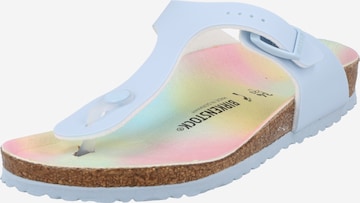 BIRKENSTOCK Sandály 'Gizeh' – modrá: přední strana