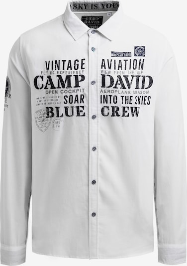 Marškiniai iš CAMP DAVID, spalva – pilka / juoda / balta, Prekių apžvalga