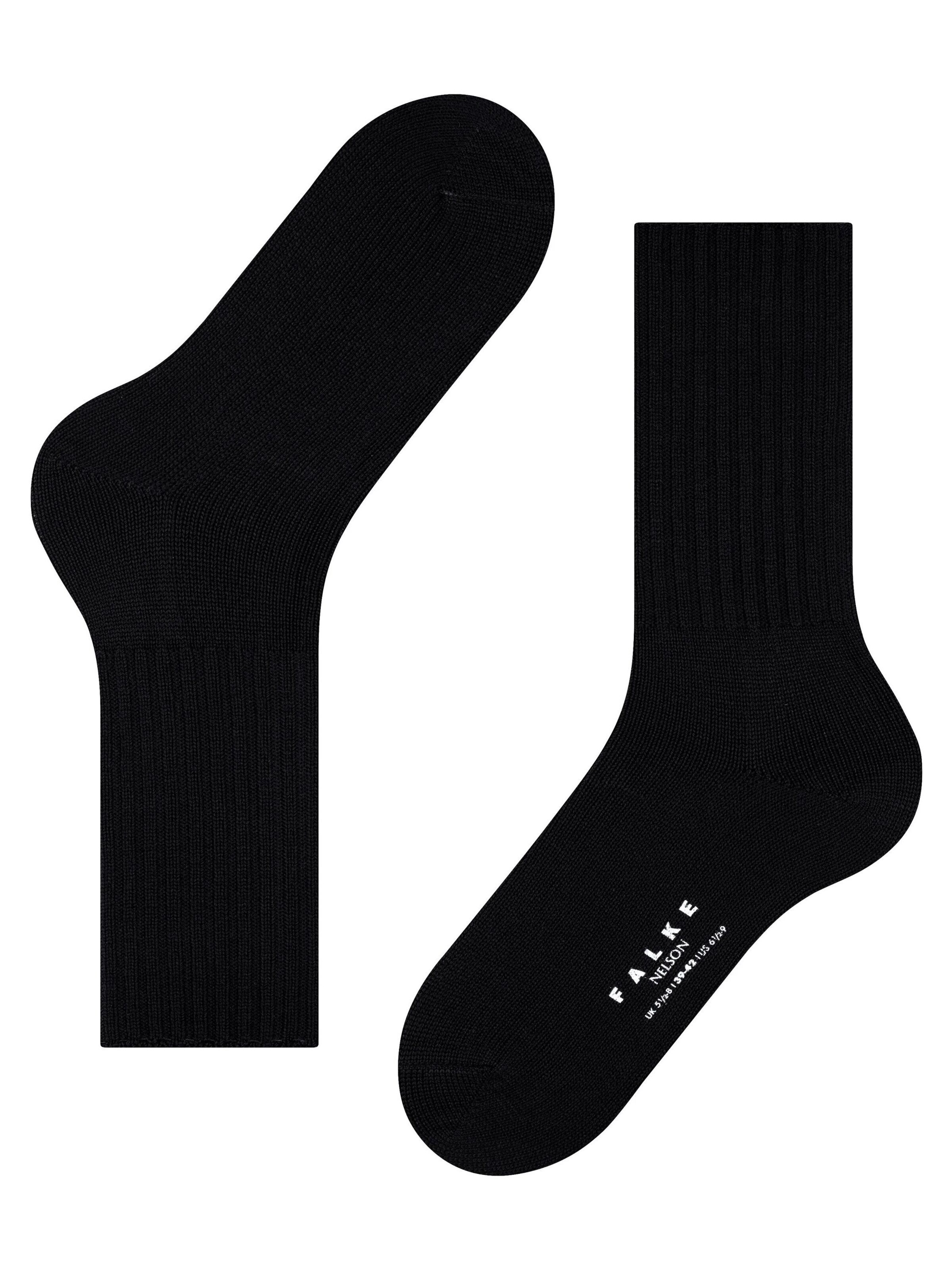 FALKE Socken 'Nelson'‌ in Schwarz