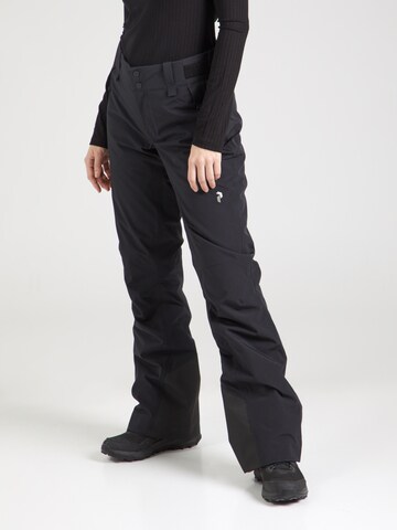 Regular Pantalon de sport 'Anima' PEAK PERFORMANCE en noir : devant